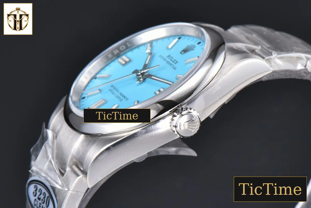 Oyster Perpetual 904L 126000 36mm Clean Factory Tiffany Blue Dial SS Bracelet VR3230 — foto 10