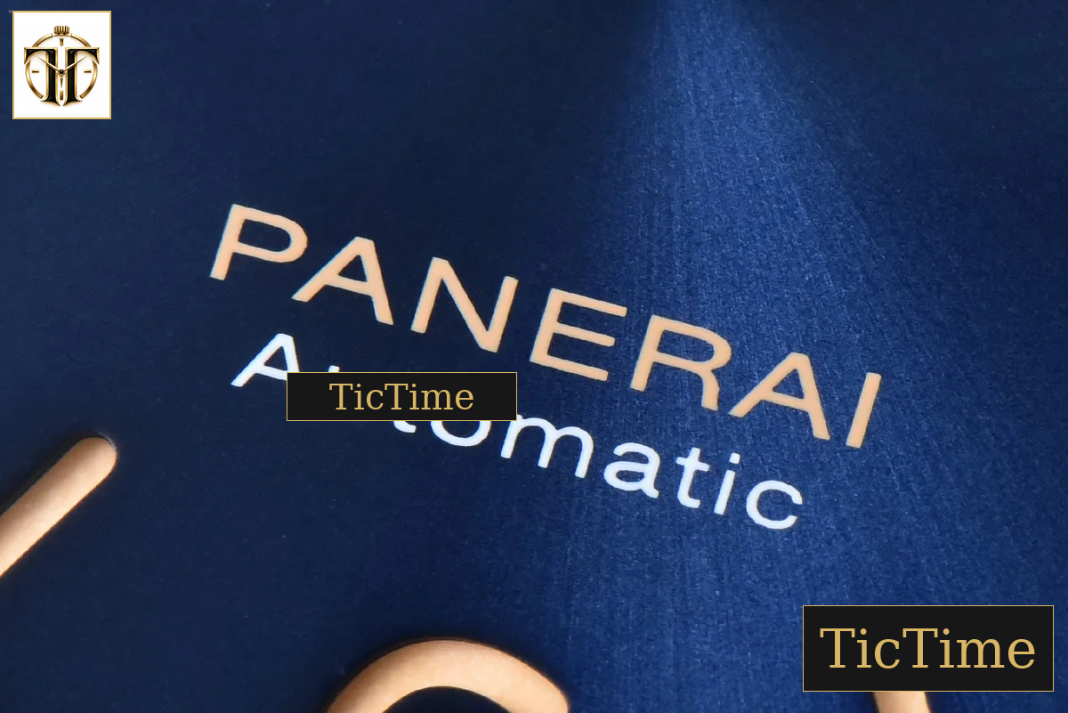 PAM1114 44mm TTF RG Blue Dial Blue Leather Strap P9010 — foto 7