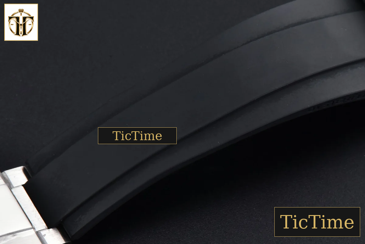 Daytona 126519 40mm BPF SS Black Dial Sliver Subdial Black Oysterflex Strap SH4131 — foto 40