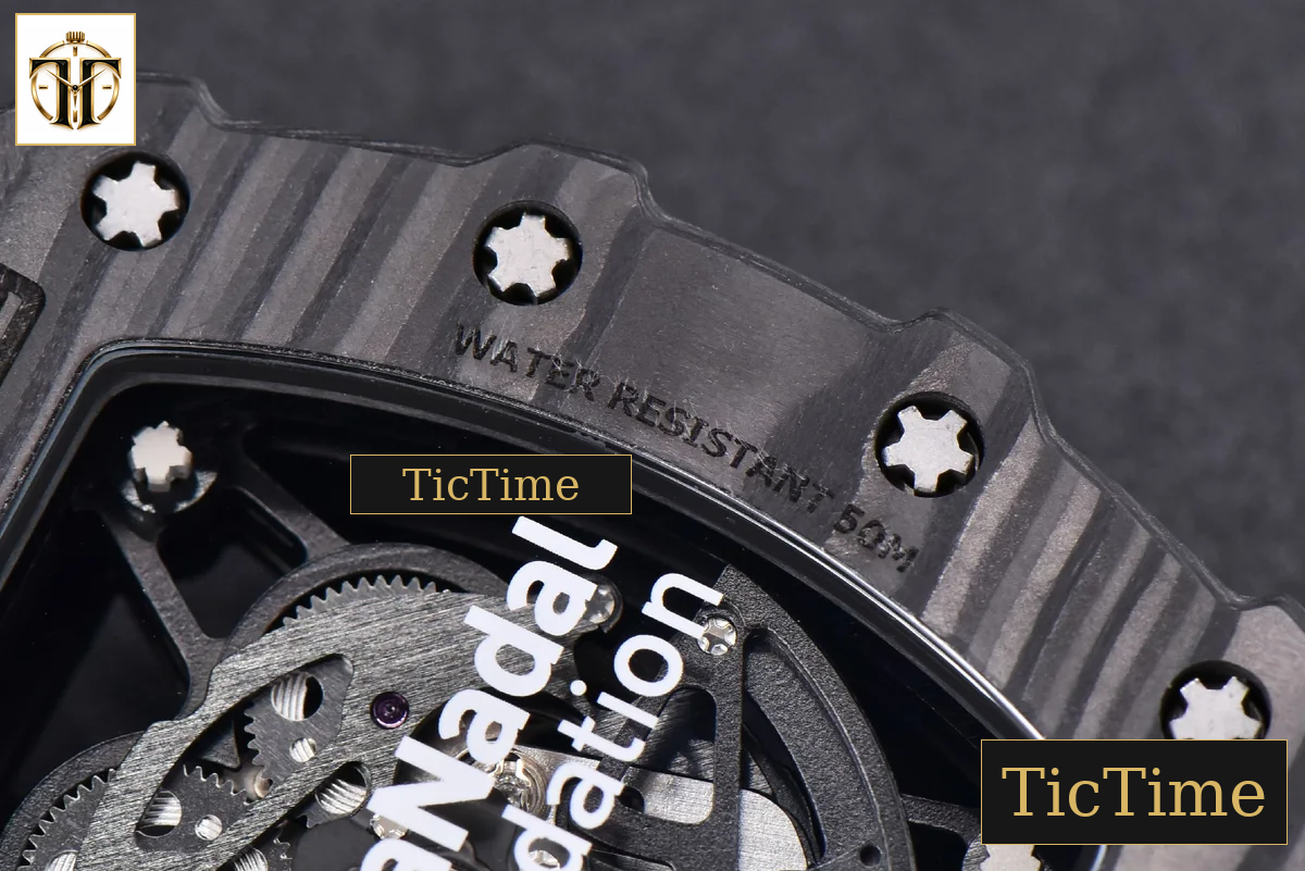 RM035-02 KVF Skeleton Dial White Black Rubber Strap V3 Miyota8215 — foto 18