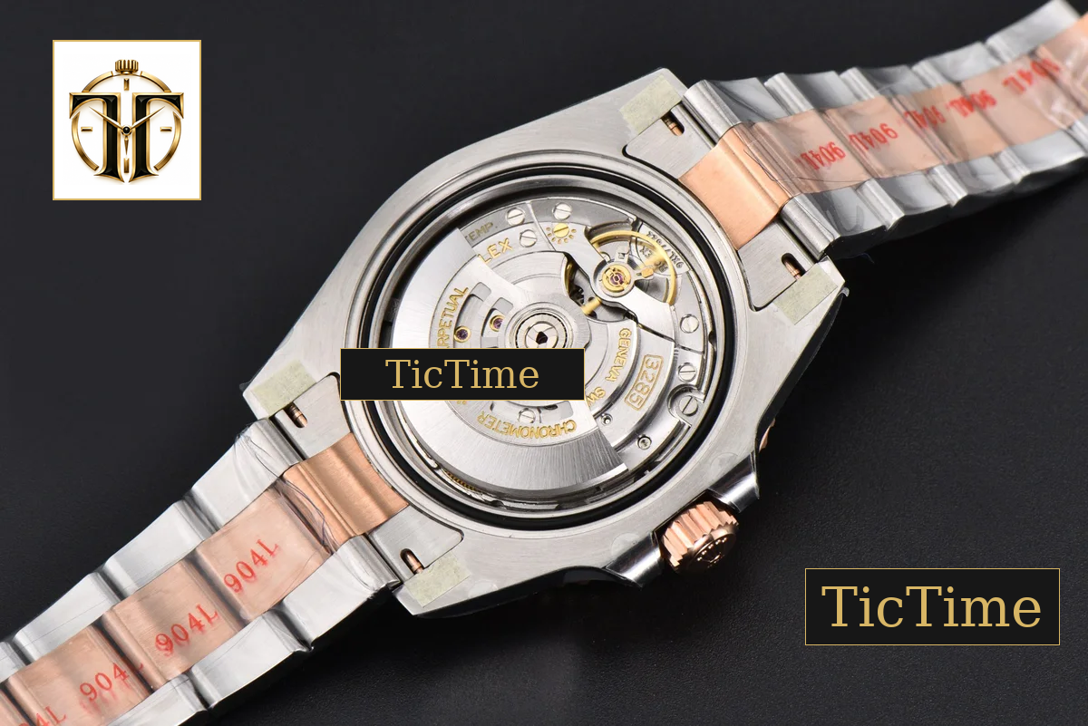 GMT Master CHNR Rootbeer 126711 Gold Factory YG/SS Oyster Bracelet V4 Weighted — foto 33