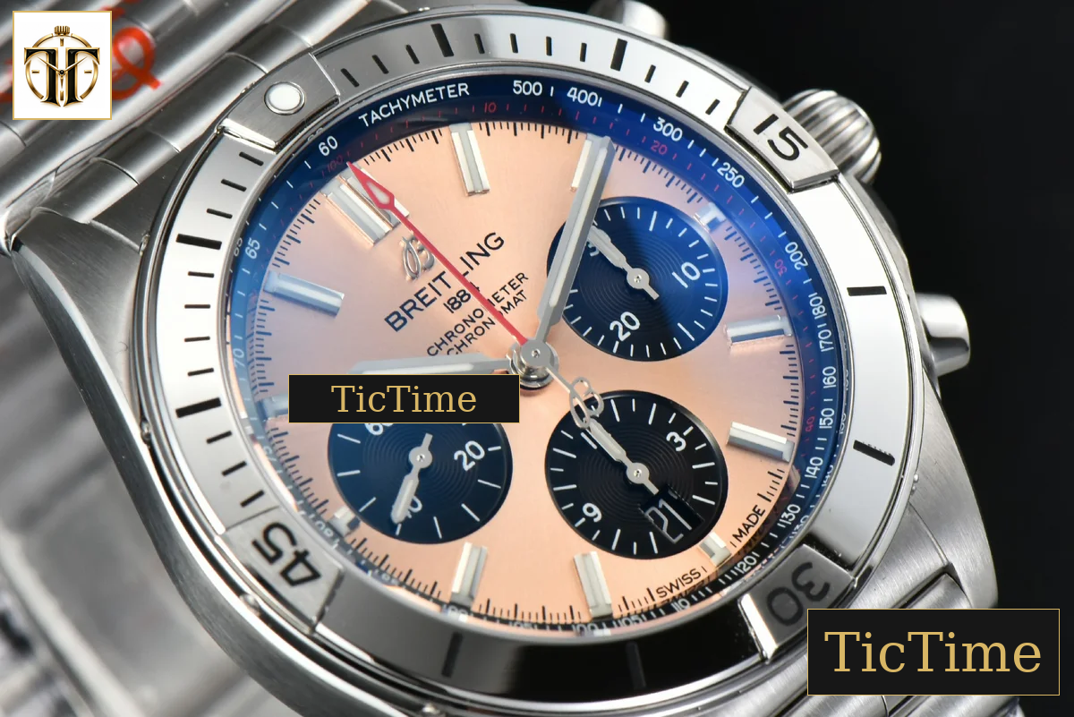 Chronomat B01 42mm GF RG/Black Dial SS Bracelet 7750 — foto 12
