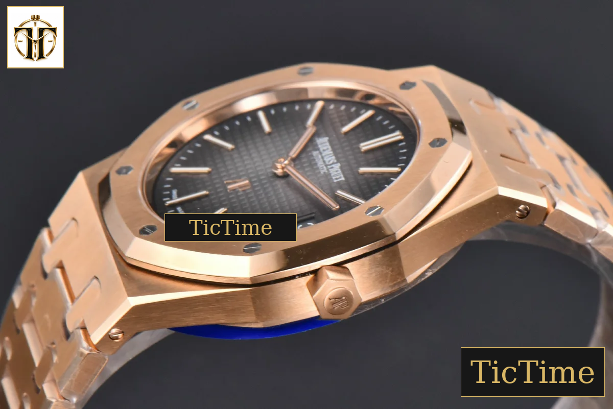 Royal Oak 16202 39mm ZF RG “50th Anniversary” Gray Textured Dial RG Bracelet A7121 — foto 12