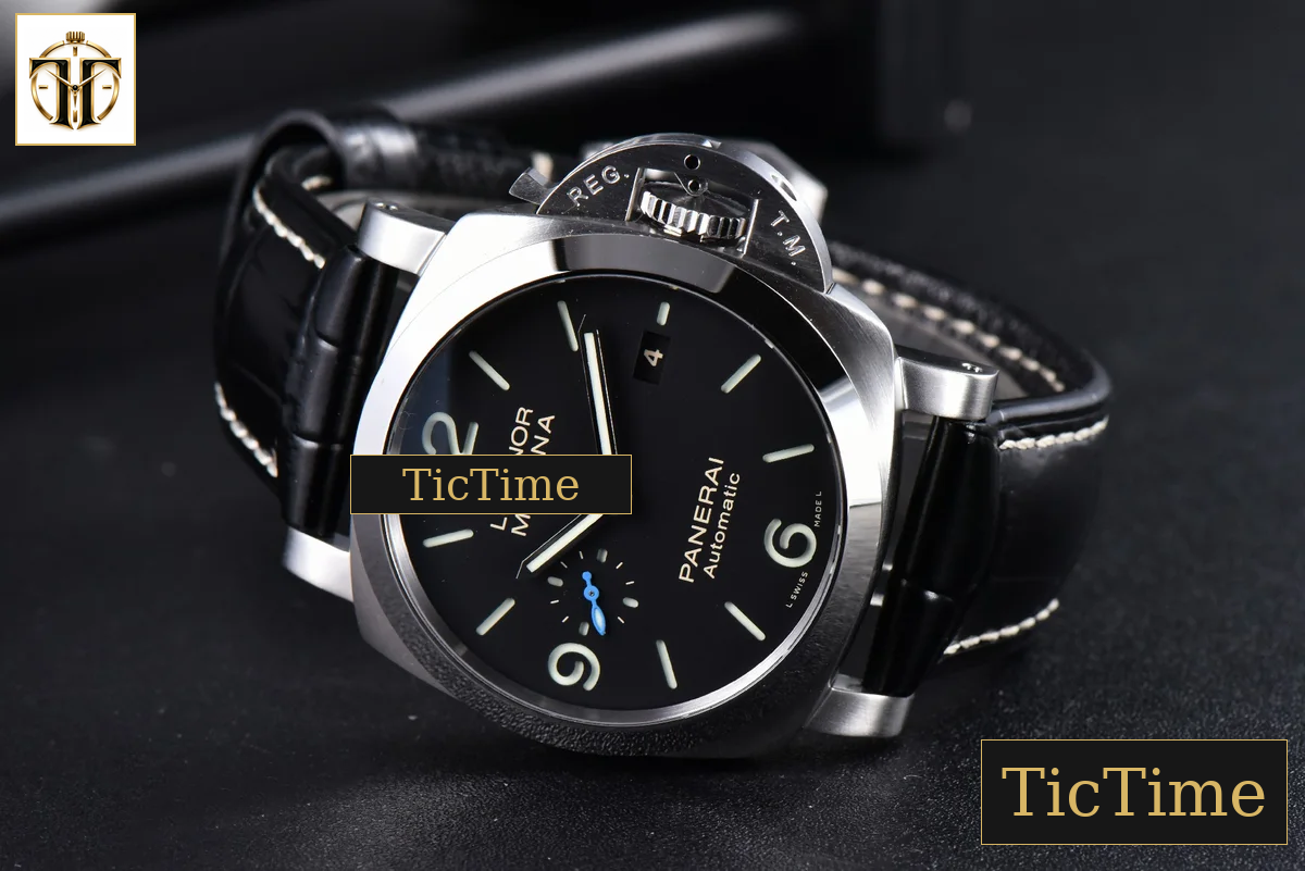 PAM1312 44mm VSF Black Dial Black Leather Strap P.9010 — foto 10
