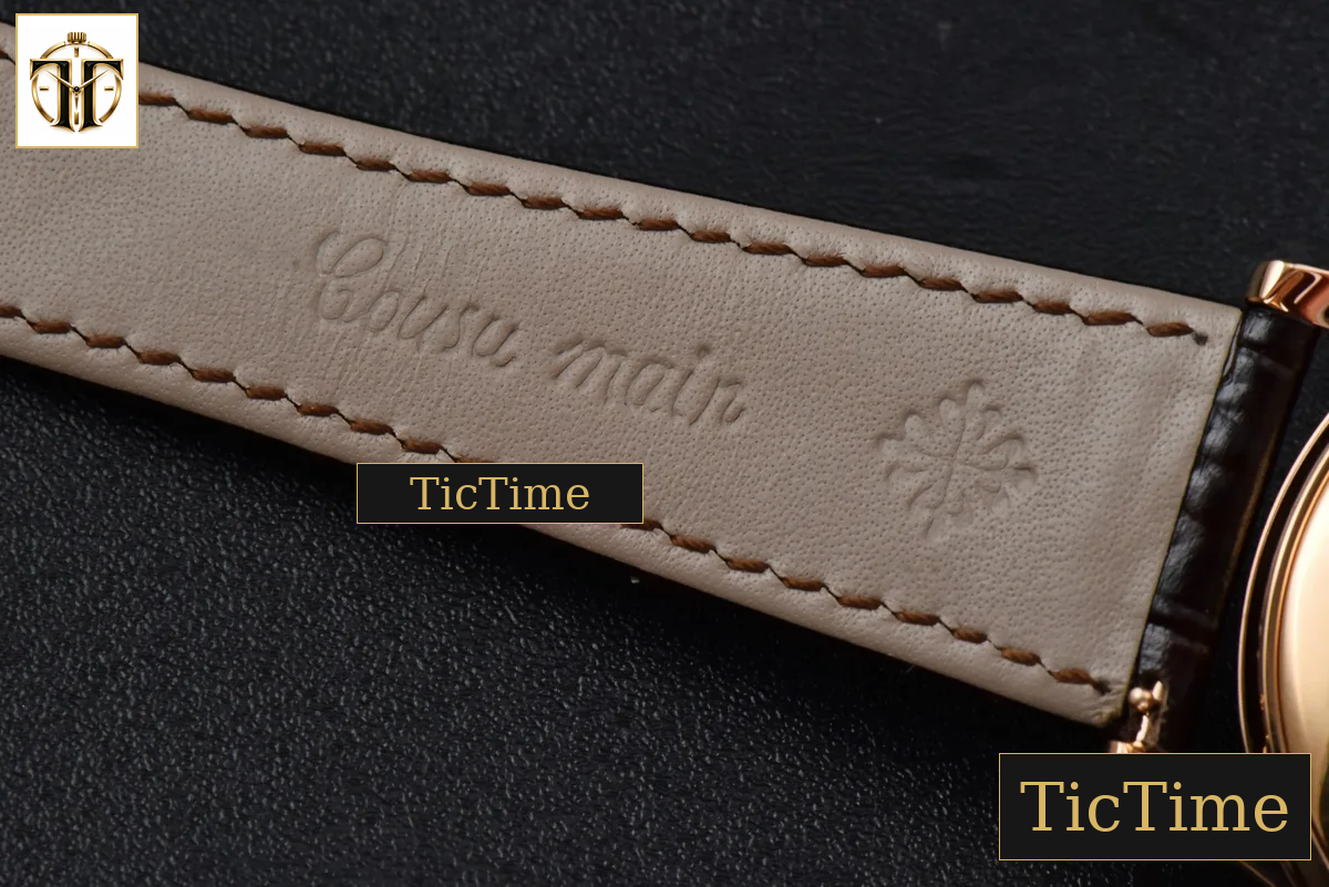 Annual Calendar Moonphase 5396 38.5mm ZF RG White Stick Dial Brown Leather Strap MY9015 — foto 25