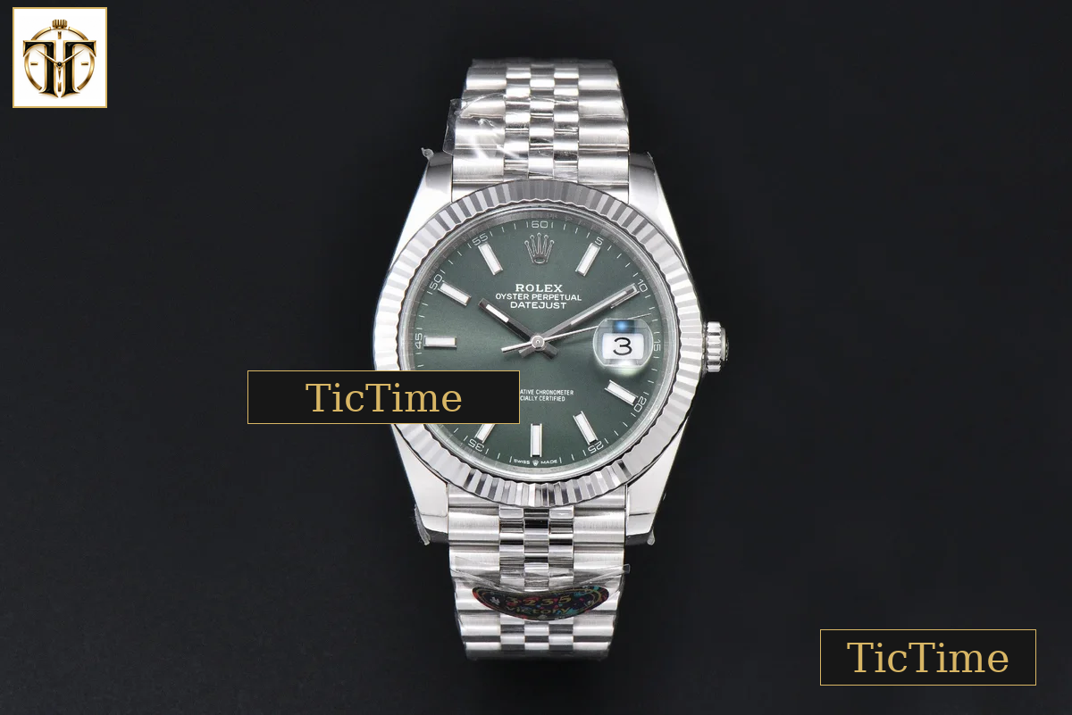 DateJust Mint 126334 41mm VF Green Dial Jubilee Bracelet DD3235 — foto 3