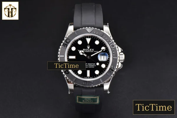 Foto frontal — Yacht-Master 3D 226659 42mm King Factory Black Ceramic Oysterflex Strap VR3235