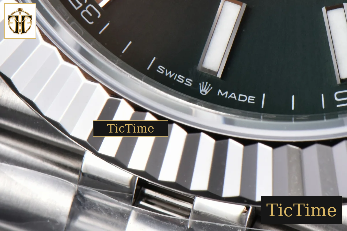 DateJust 904L Mint 126334 41mm VSF Green Dial Jubilee Bracelet VS3235 — foto 8