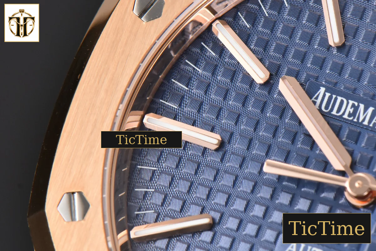 Royal Oak 15400 41mm ZF RG Blue Textured Dial RG Bracelet SA3120 — foto 6
