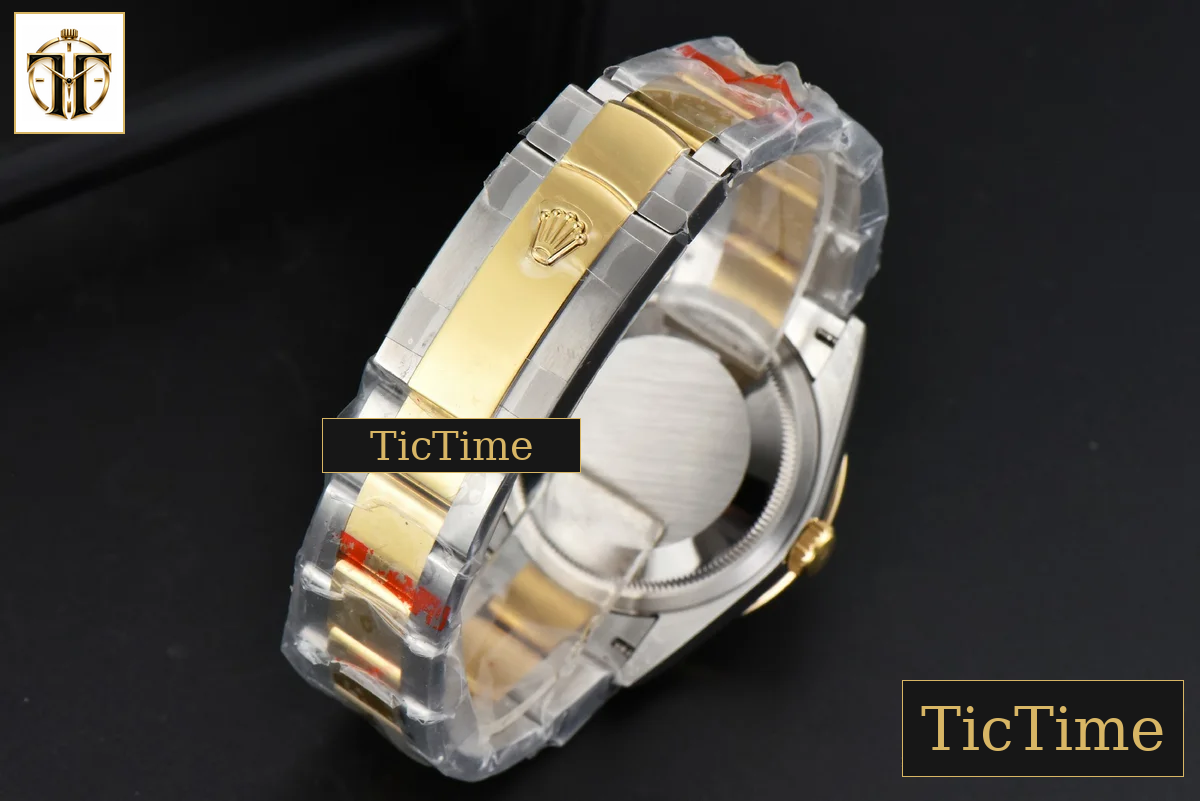DateJust 36mm BPF YG/SS Diamond Wimbledon Gray Dial Green Roma Marker Oyster Bracelet A2824 — foto 32