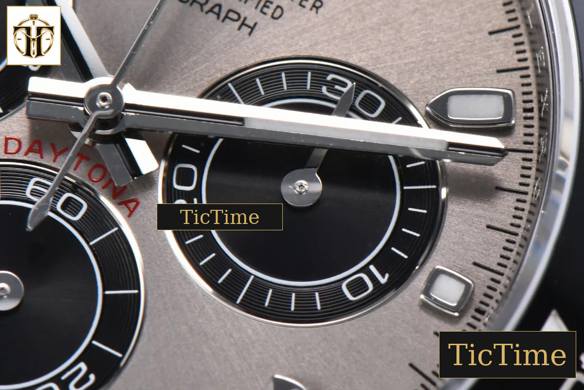 Daytona 116519 40mm ZF SS Gray Black Subdial Oysterflex Strap SH4130 — foto 7