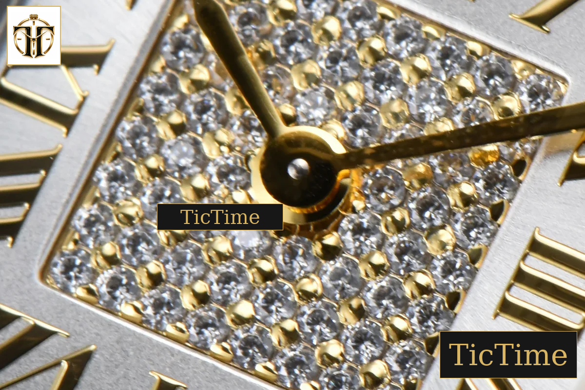 Panthère 22mm AF SS/YG White Diamond Dial Diamond Bezel SS/YG Bracelet Ronda Quartz — foto 6