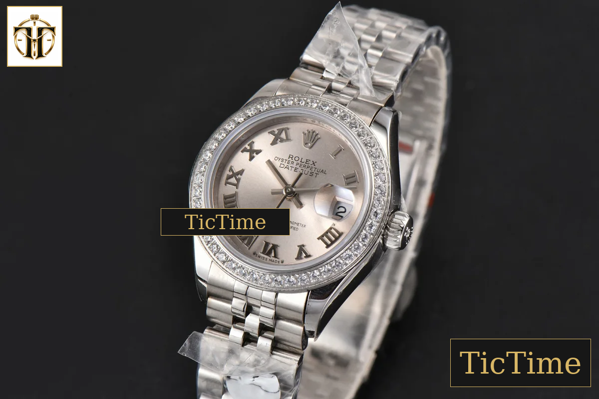 DateJust Ladies 28mm WF Diamond Silver Dial Roma Marker Jubilee Bracelet A2236 — foto 5
