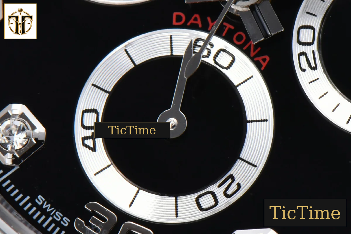 Daytona 904L 116509 40mm BTF Black Dial Diamond Marker SS Bracelet SA4130 — foto 8