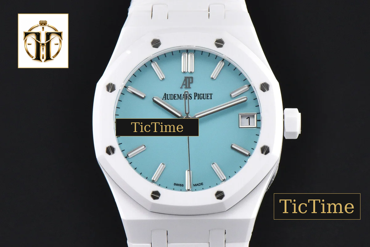 Royal Oak Chrono 26240 41mm APSF White Ceramic Tiffany Dial Bracelet SA4401 — foto 2