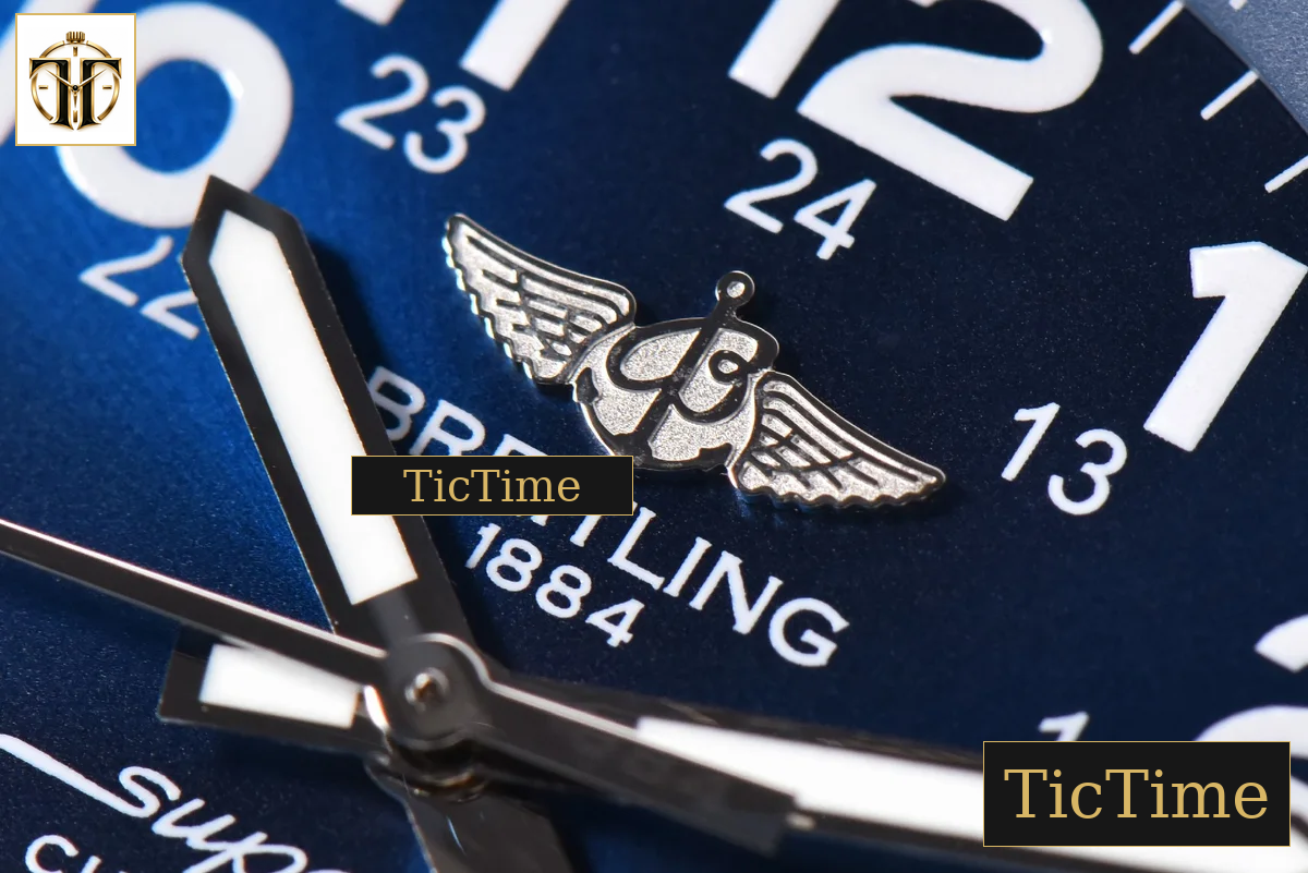 Superocean 44mm TF Black Ceramic Blue Dial SS Bracelet A2824 — foto 6