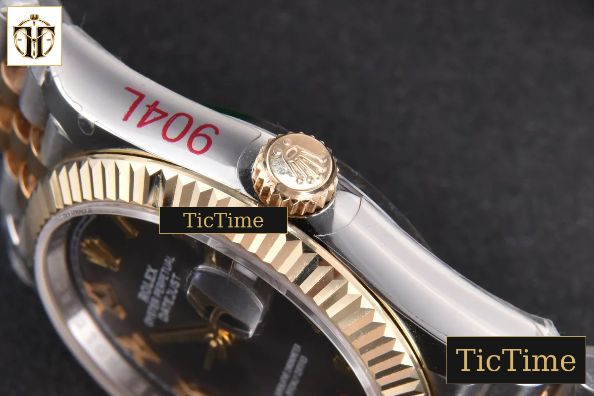 DateJust 904L 36mm GMF YG/SS Fluted Bezel Gray Dial Roma Marker Jubilee Bracelet VR3285 — foto 16