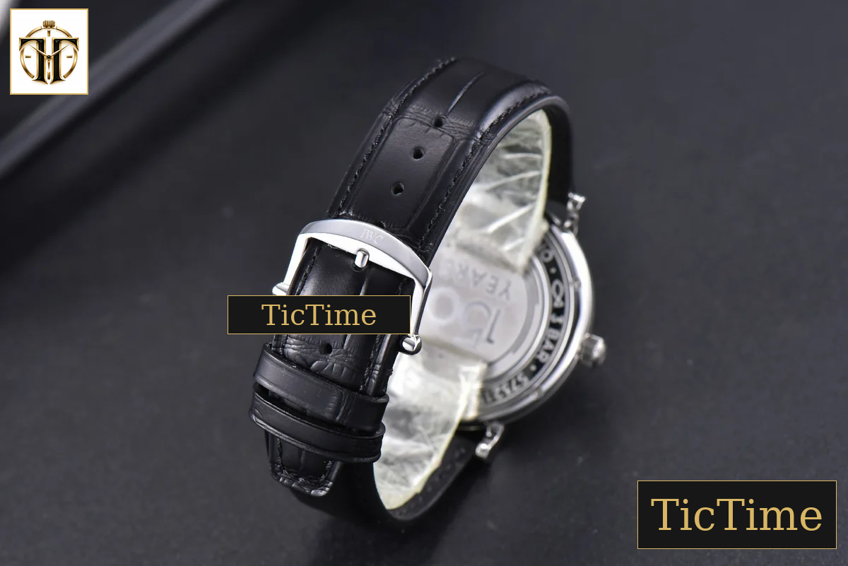 Portofino ‘150 Years’ 40mm V7F White Dial YG Markers Black Leather Strap / A2892 — foto 27