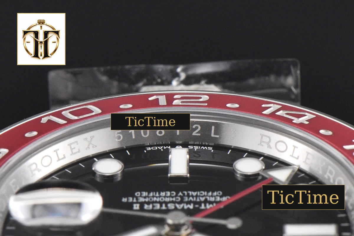 GMT Master BLRO Pepsi 126710 Gold Factory Red/Blue Bezel Jubilee Bracelet V4 — foto 16