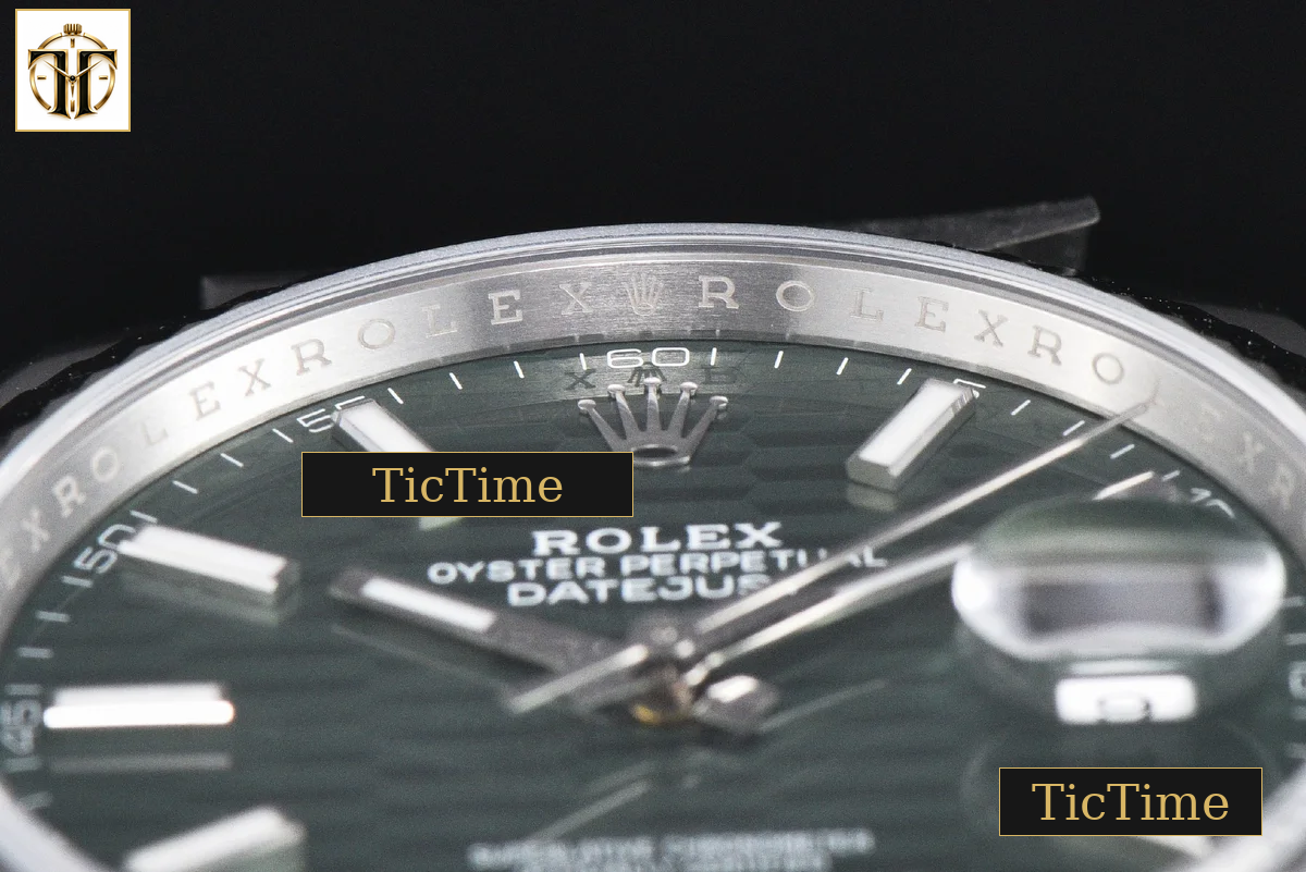 DateJust Mint 126334 41mm VF Green Motif Dial Oyster Bracelet DD3235 — foto 14