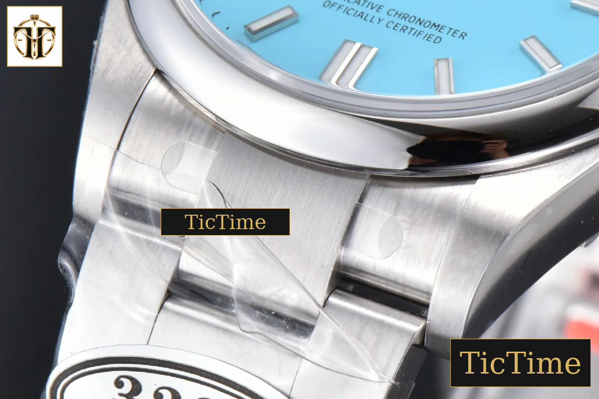 Oyster Perpetual 904L 126000 36mm Clean Factory Tiffany Blue Dial SS Bracelet VR3230 — foto 9