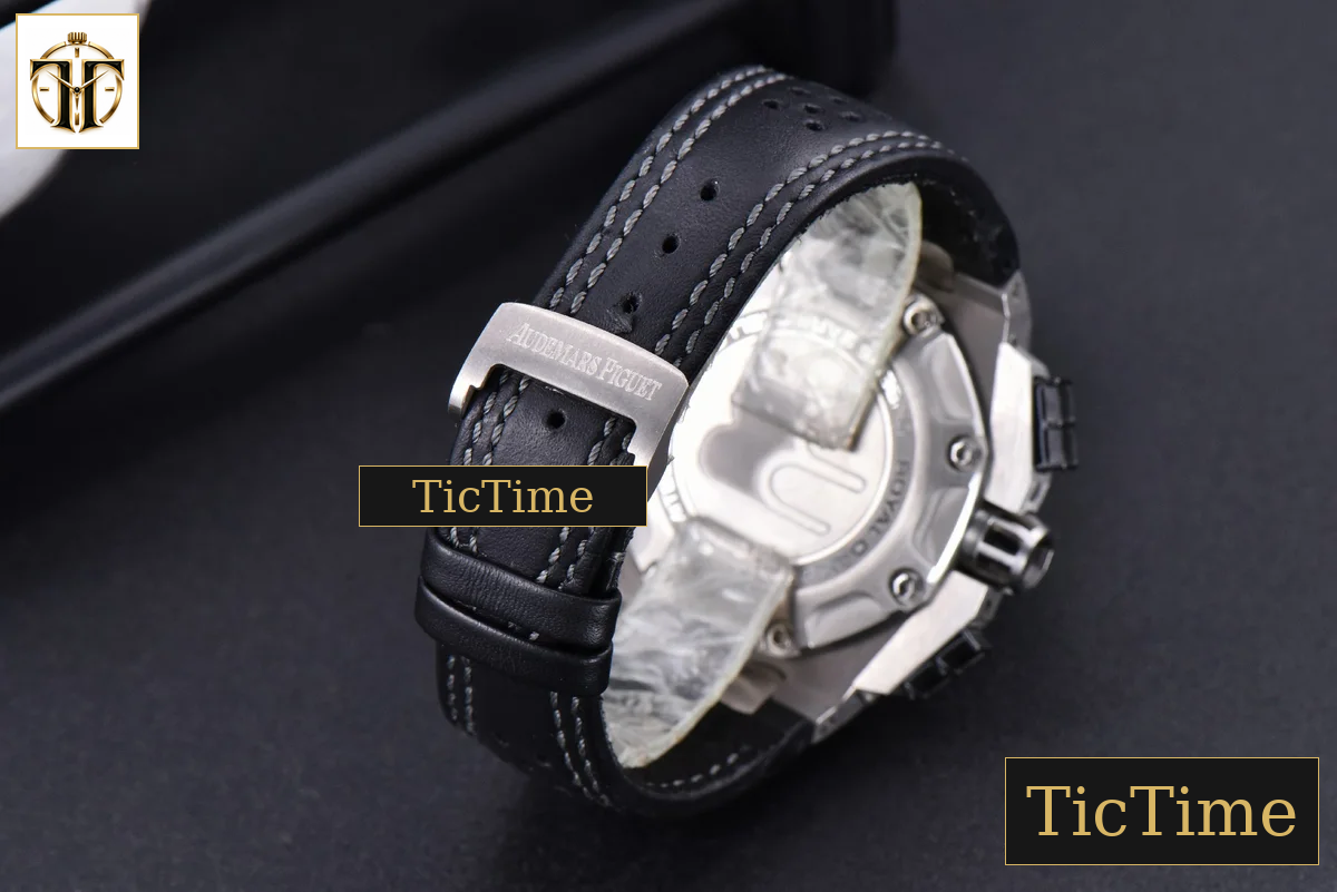 Royal Oak Offshore Ruben Barrichello II 44mm JF Skeleton Dial Black Leather Strap V2 A3126 — foto 24