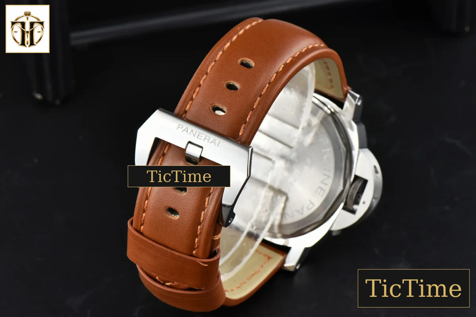 PAM005 44mm HWF Black Dial Brown Leather Strap A6497 — foto 14