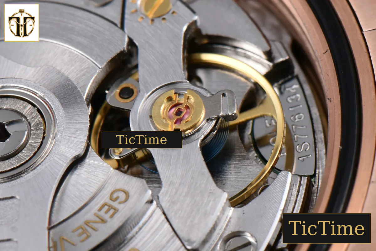 DayDate Tungsten 40mm GMF RG Sinople Dial Diamond Marker President Bracelet 165g VR3255 — foto 29