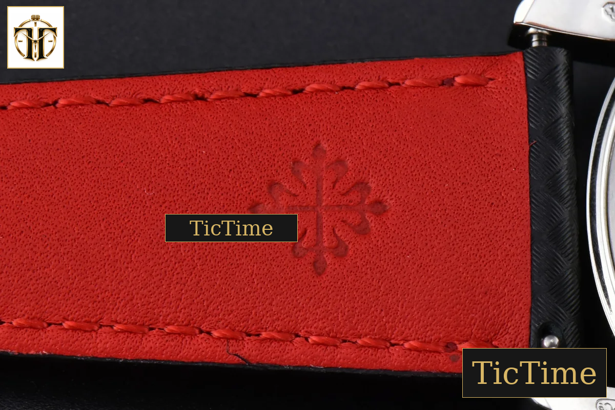 Calatrava 6007G 40mm ZF Black Dial Red Hand Nylon Strap 9015 — foto 30