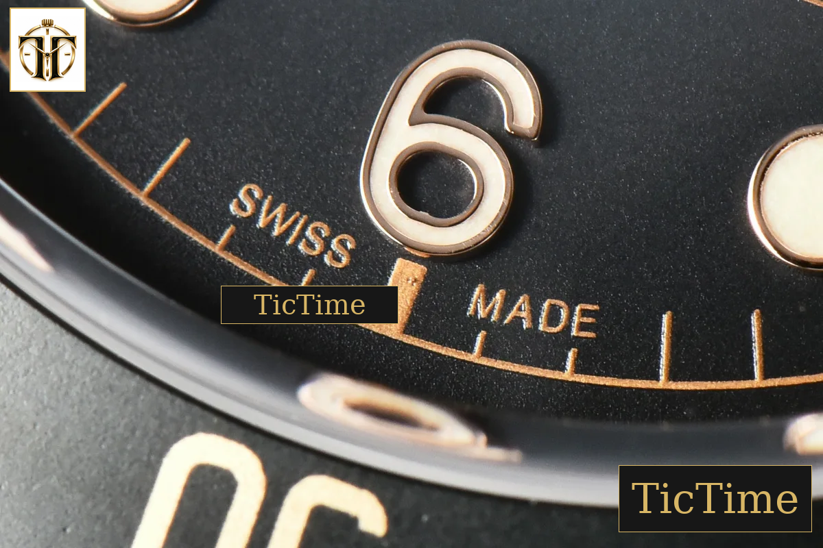 Heritage Black Bay 43mm XF Bronze Gray RG Black Dial Leather Strap V3 A5612 — foto 8