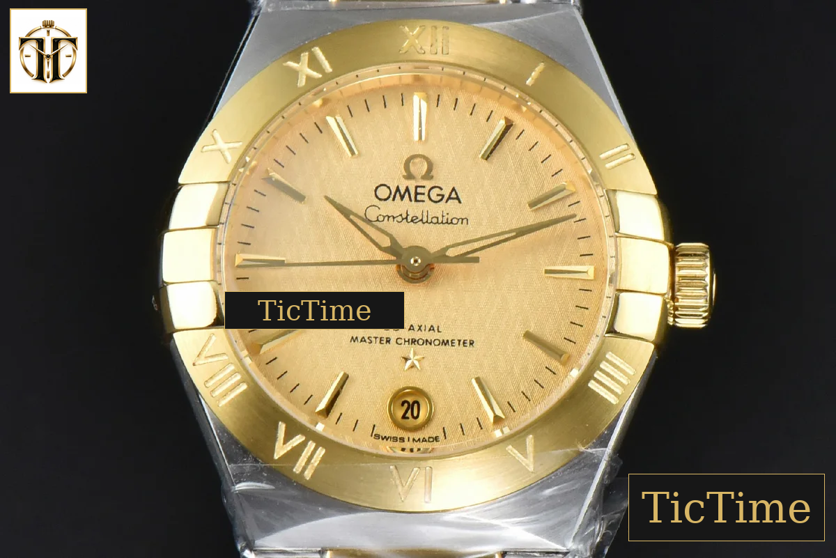 Constellation 29mm TWSF YG Gold Textured Dial YG/SS Bracelet A8700 — foto 2