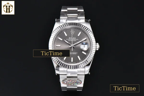 Foto frontal — DateJust 126334 41mm VF Gray Dial Oyster Bracelet DD3235