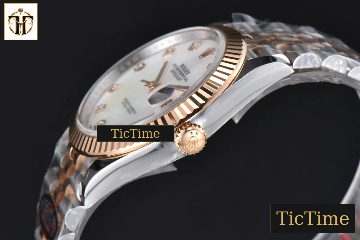 DateJust 126331 41mm Clean Factory RG/SS MOP Dial Jubilee Bracelet VR3235 — foto 11