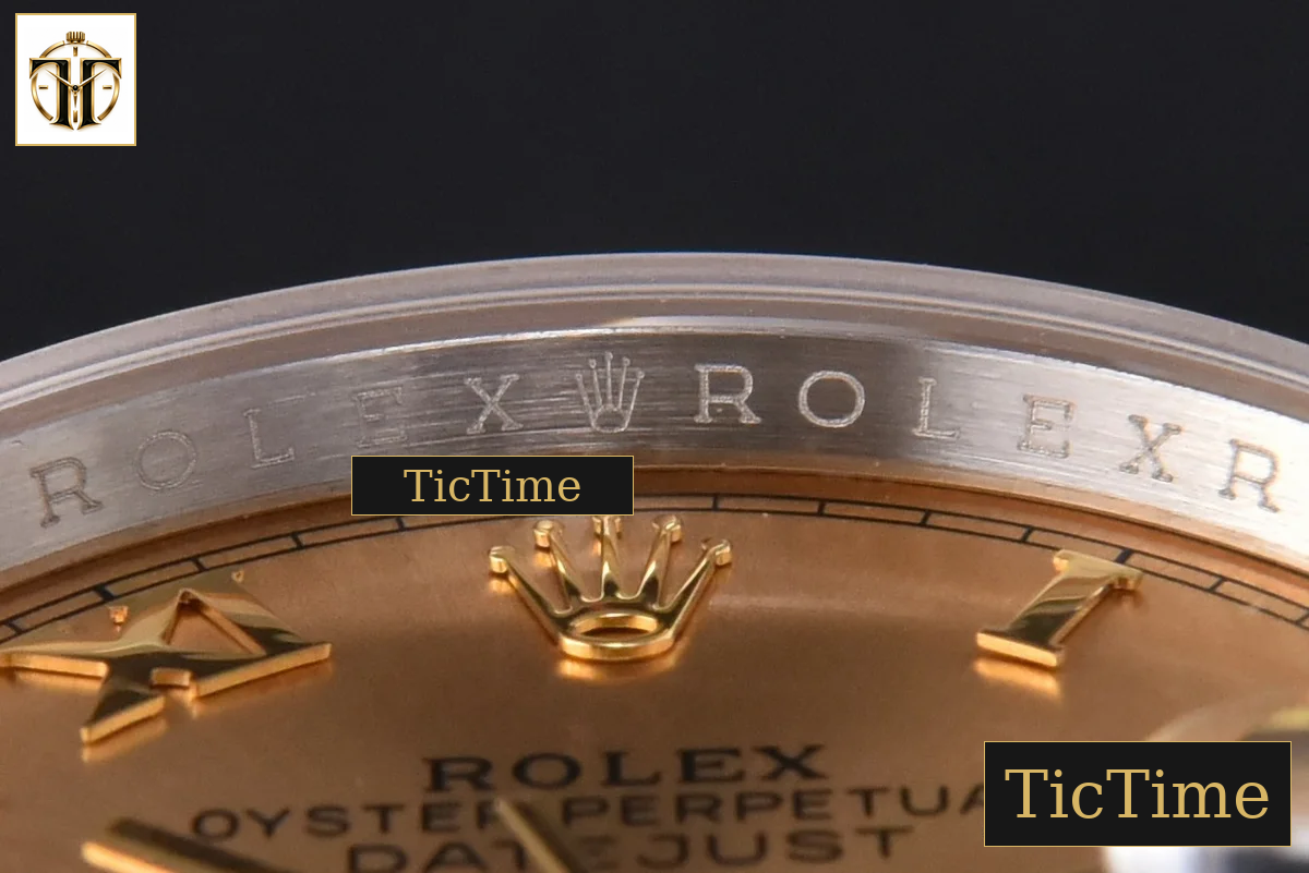 DateJust 904L 36mm GMF YG/SS Fluted Bezel YG Dial Diamond Roma Marker Jubilee Bracelet VR3235 — foto 11