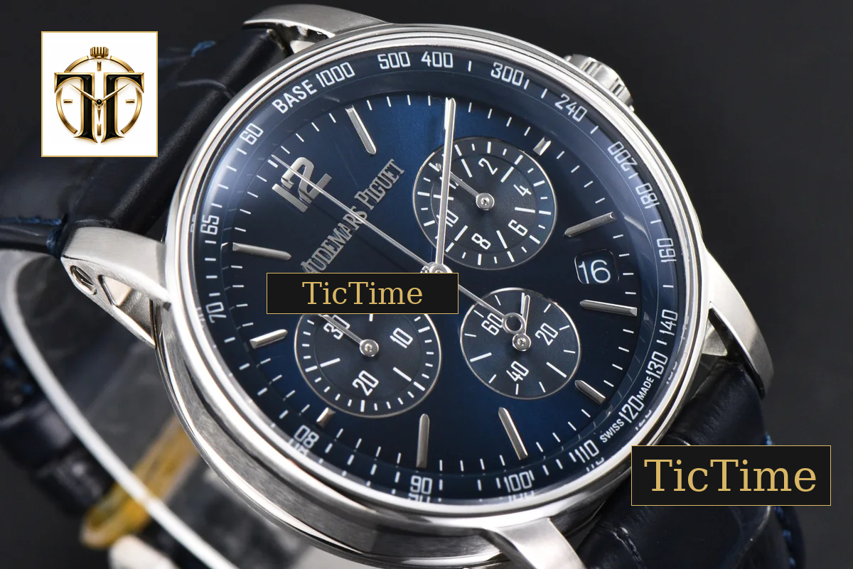 Code 11.59 Chrono 26393 41mm APSF SS Blue Dial Black Leather Strap SA4401 — foto 25