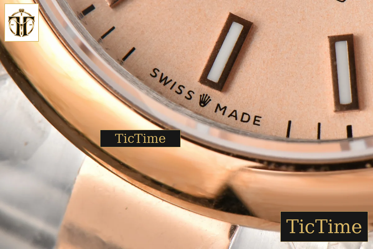 DateJust Ladies 904L 31mm WF RG/SS Smooth RG Dial Roma Marker Oyster Bracelet A2671 — foto 7