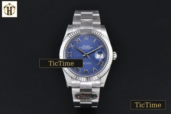 Foto frontal — DateJust 126334 41mm VF Blue Dial Oyster Bracelet DD3235