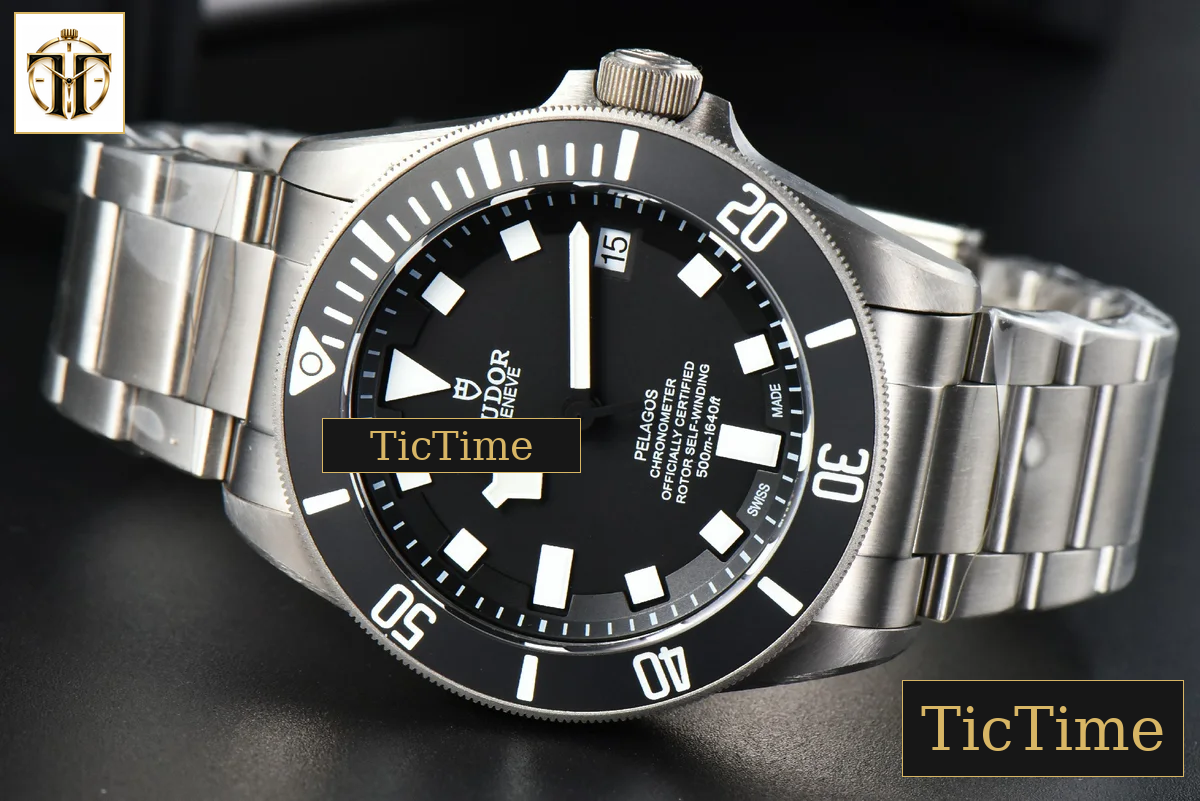 Pelagos 42mm XF Black Gray Titanium Bracelet A2824 — foto 11