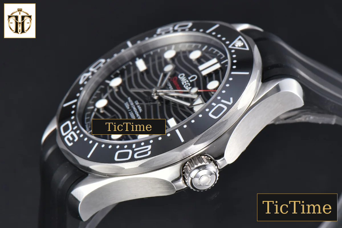 Seamaster Diver 300M 42mm ZF Black Ceramic Black Dial Black Rubber Strap A8800 — foto 10