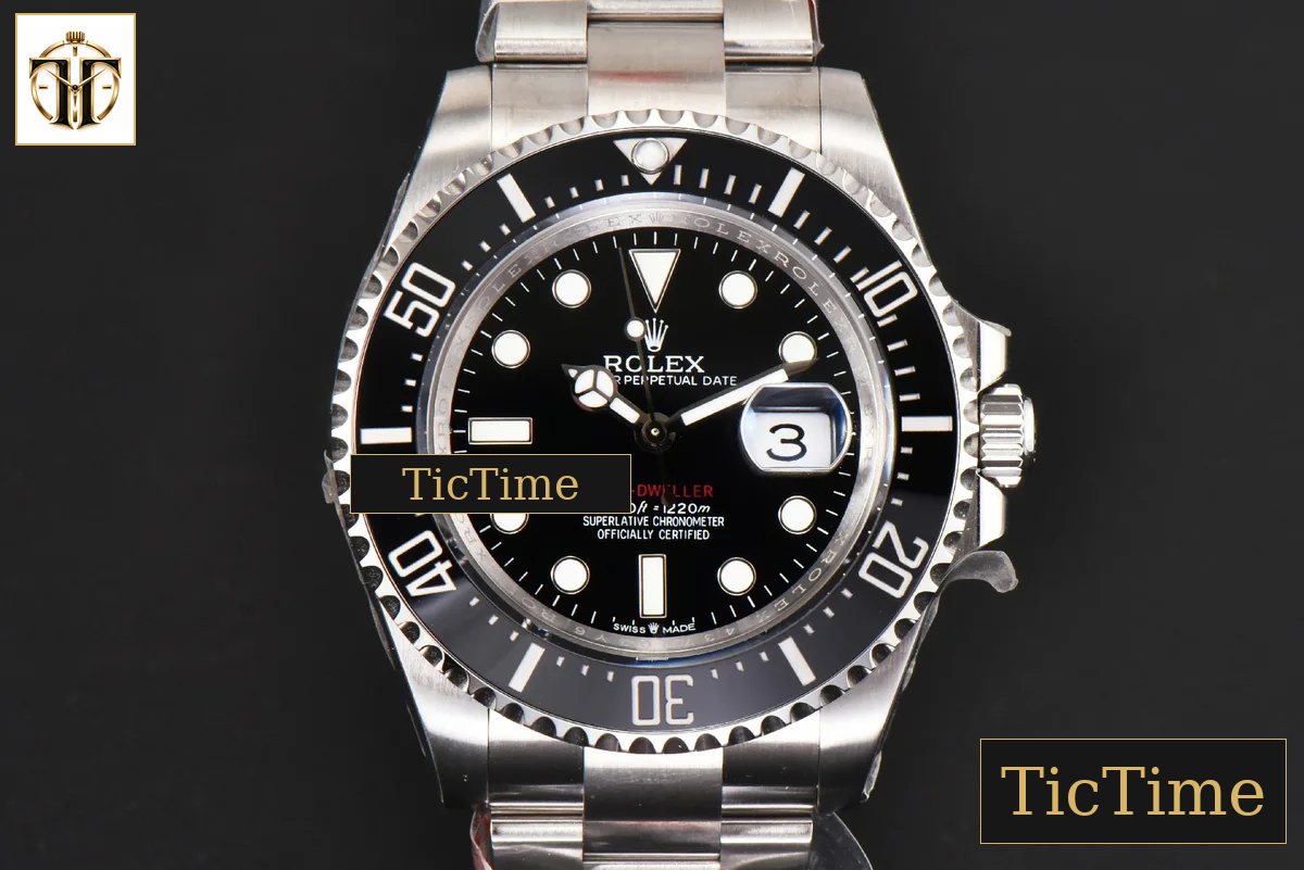 Sea-Dweller Rehaut 126600 43mm CSF Black Dial SS Bracelet VR3235 — foto 2