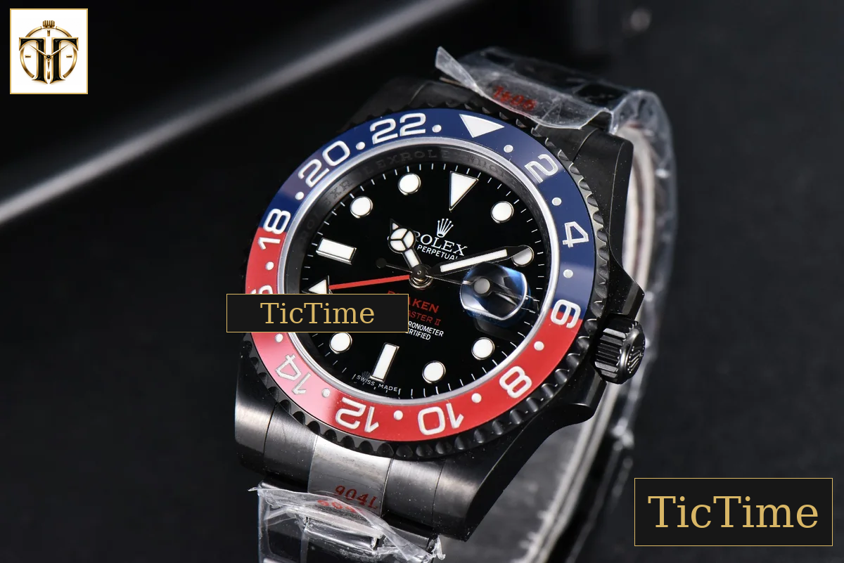 Blaken GMT Master IPKF Blue/Red Black Dial PVD Bracelet A2836 — foto 16