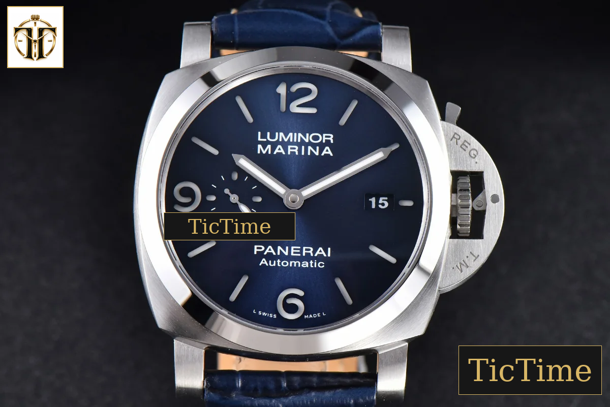 PAM1313 44mm VSF Blue Dial Blue Leather Strap P9010 — foto 2