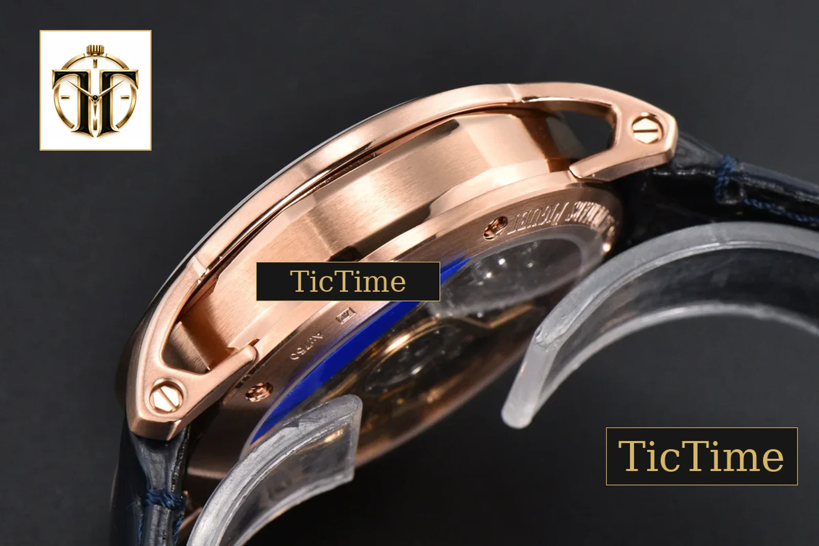 Code 11.59 Chrono 26393 APSF RG Blue Dial Blue Leather Strap SA4401 — foto 26