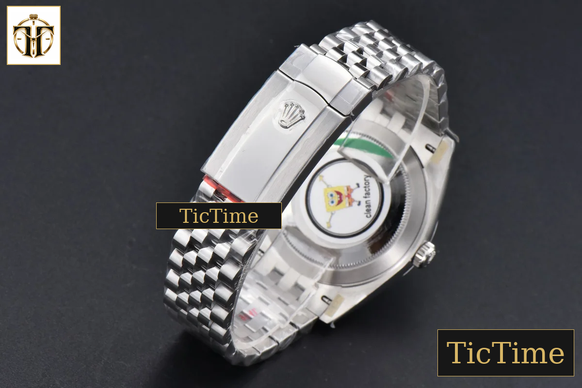 DateJust 904L 126334 41mm CF Black Dial Diamond Marker Jubilee Bracelet VR3235 — foto 35