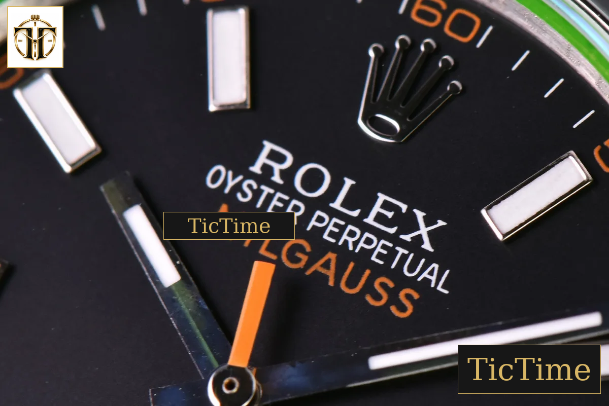 Milgauss 904L 116400 40mm GMF Black Dial SS Bracelet SH3131 — foto 6