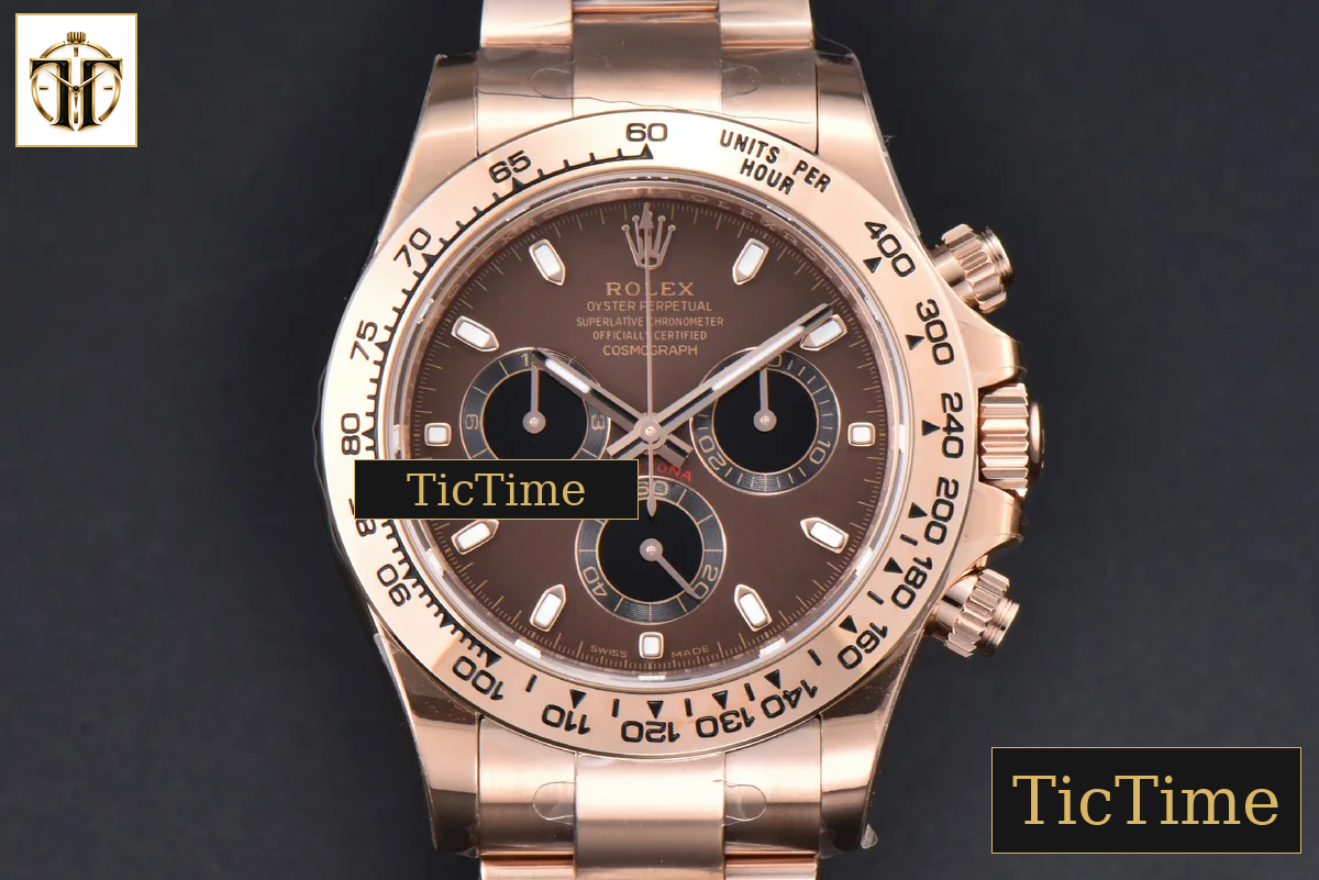 Daytona 116505 40mm BTF Brown Dial Black Subdial RG Bracelet SA4130 — foto 2