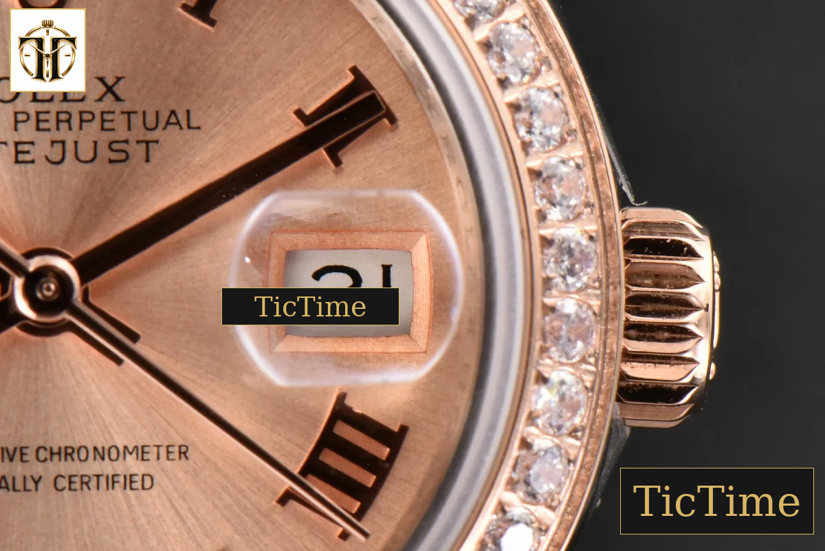 DateJust Ladies 28mm WF RG/SS Diamond RG Dial Roma Marker Jubilee Bracelet A2236 — foto 9