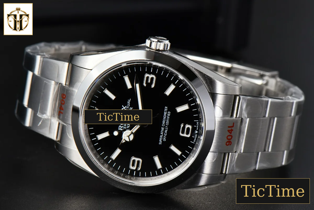 Explorer I 124270 36mm EWF Black Dial SS Bracelet A3230 — foto 16