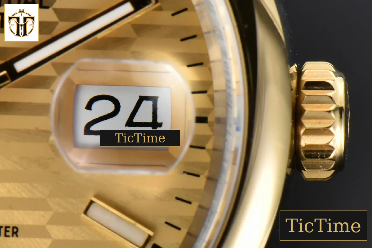 DateJust 36mm BPF YG/SS Smooth YG Motif Dial Oyster Bracelet A2824 — foto 9
