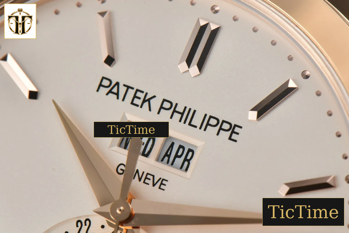 Annual Calendar Moonphase 5396 38.5mm ZF RG White Stick Dial Brown Leather Strap MY9015 — foto 5